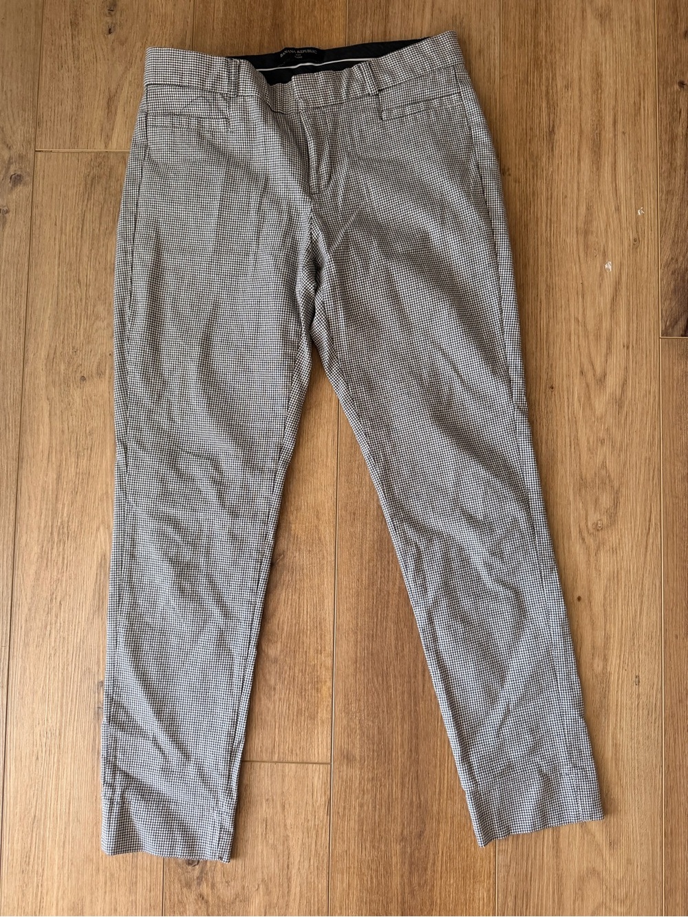 Banana Republic Sloan Micro-Check Dress Pants